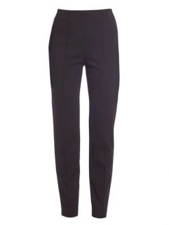 St. John Cropped Pintuck Pants