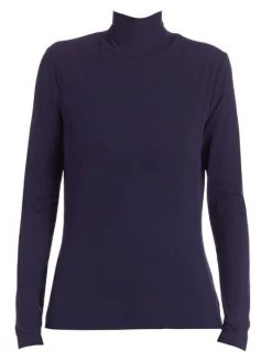 St. John Caviar Collection Long-Sleeve Top