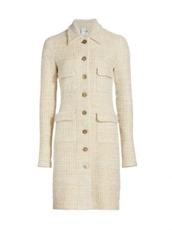 St. John Boucle Knit Coat