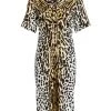 St. John Margay Animal Print Dress