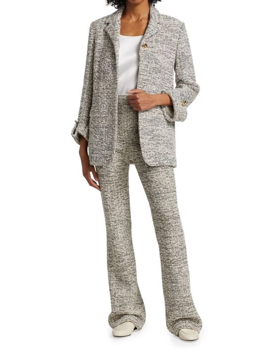 St. John Bouclé Slub Knit Jacket - Image 2