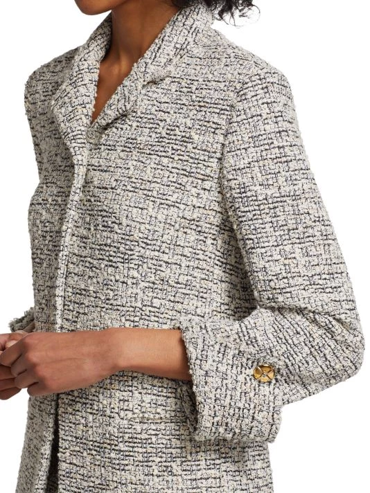 St. John Bouclé Slub Knit Jacket - Image 7