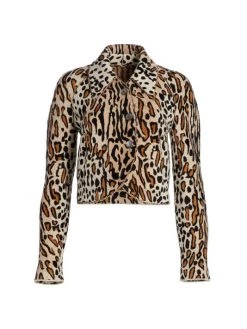 St. John Margay Animal Print Jacket