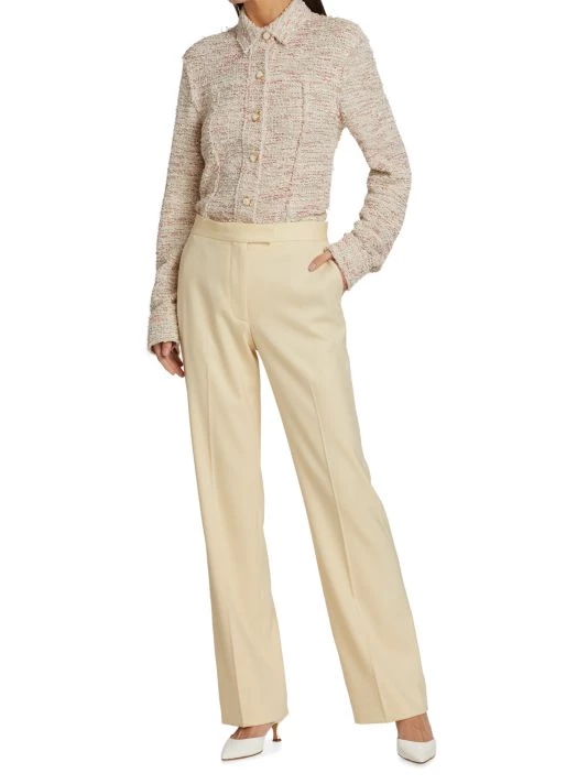 St. John Boucle Knit Top Black - Image 2