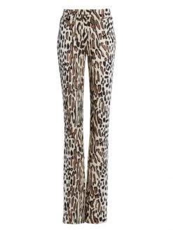 St. John Margay Animal Print Pants