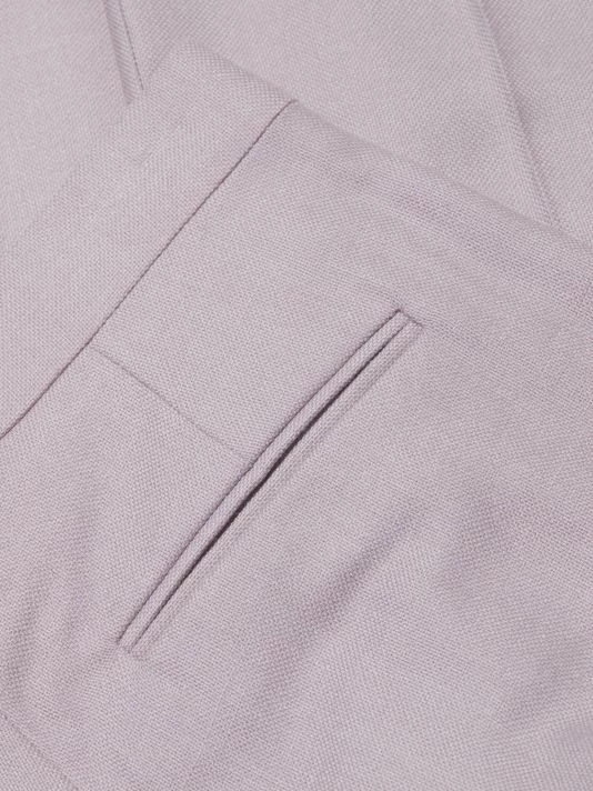 St. John Silk-Wool Blend Cropped Pants - Image 7