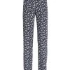 St. John Wildflower Print Silk Trousers