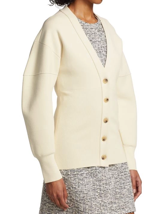 St. John Interlock Knit Cardigan - Image 4