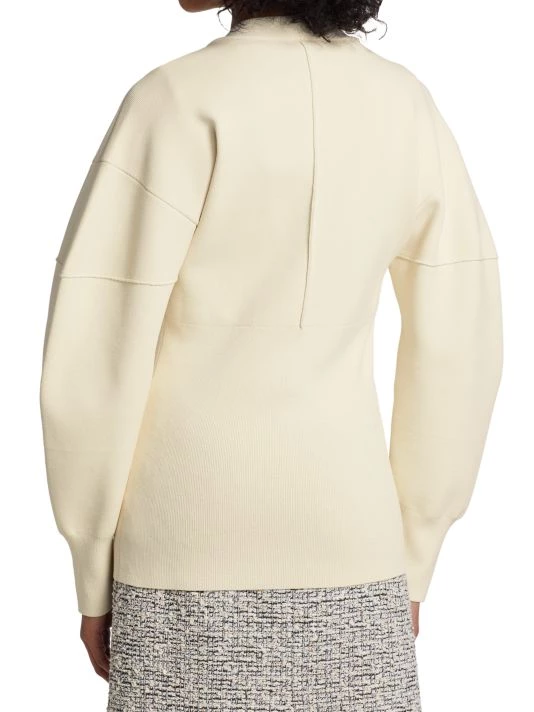 St. John Interlock Knit Cardigan - Image 5