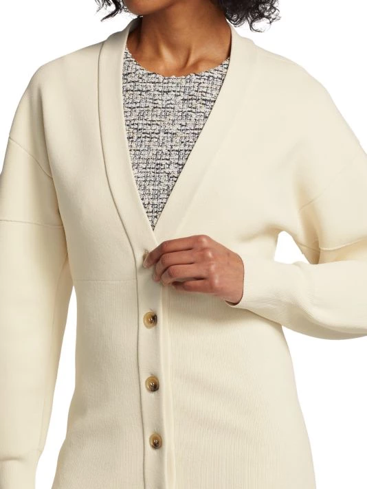 St. John Interlock Knit Cardigan - Image 6