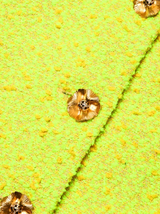 St. John Cropped Slub Sparkle Knit Jacket - Image 7