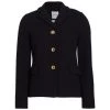 St. John Notched Compact Boucle Knit Jacket