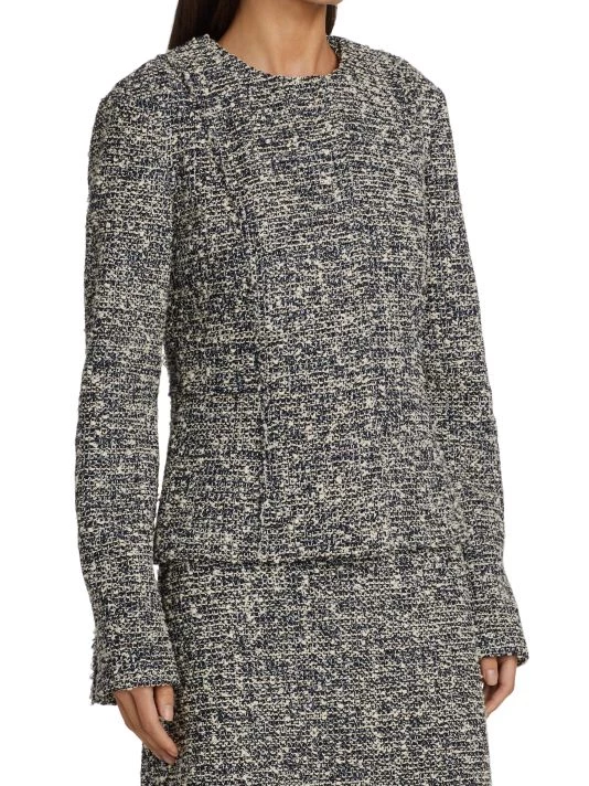 St. John Boucle Knit Jacket - Image 4