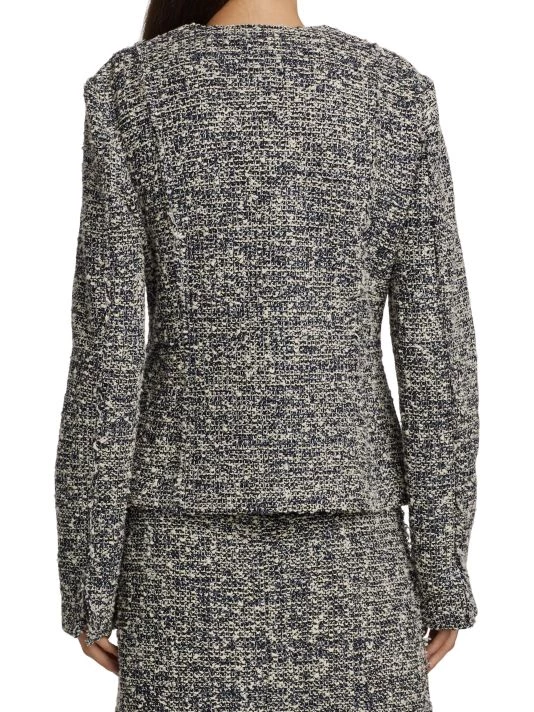St. John Boucle Knit Jacket - Image 5