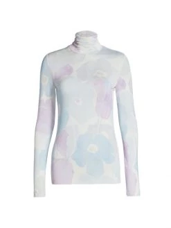 St. John Floral Watercolor Top