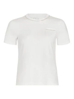 St. John Beaded Silk-Blend T-Shirt