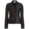 St. John Metallic Glitter Knit Blazer
