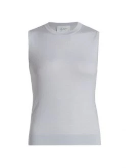 St. John Sleeveless Knit Wool Top