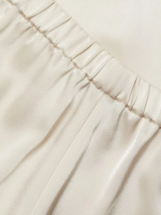 St. John High-Rise Satin Wide-Leg Pants - Image 7