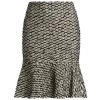 St. John Graphic Bouclé Knit Skirt