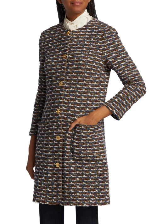 St. John Tweed Bouclé Jacket - Image 4