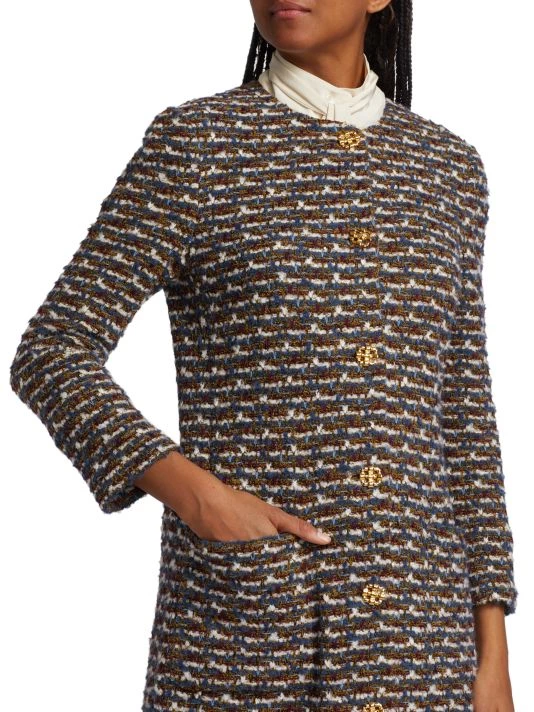 St. John Tweed Bouclé Jacket - Image 6