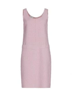 St. John Bouclé Sparkle Tweed Dress