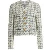 St. John Boucle Eyelash Tweed Jacket