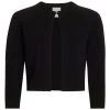 St. John Cropped Double-Knit Jacket
