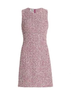 St. John Boucle Knit Mini-Dress