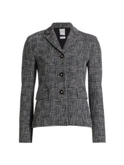 St. John Single-Breasted Tweed Jacket
