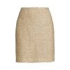St. John Metallic Eyelash Tweed Skirt