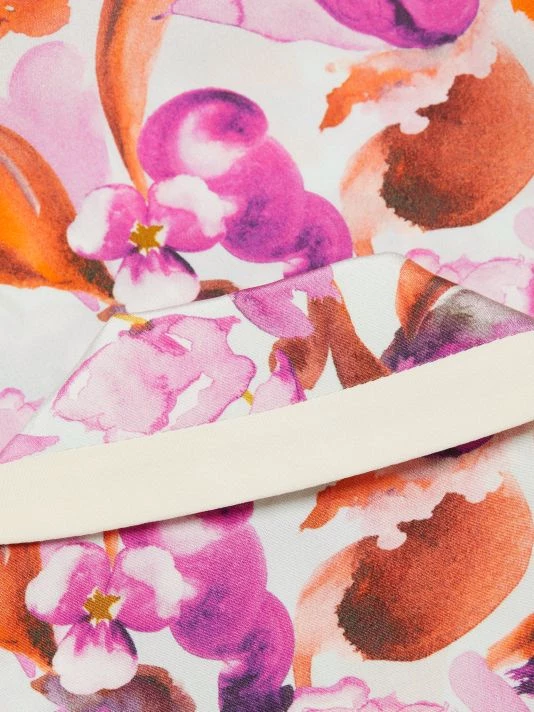 St. John Watercolor Floral Print Blouse - Image 7