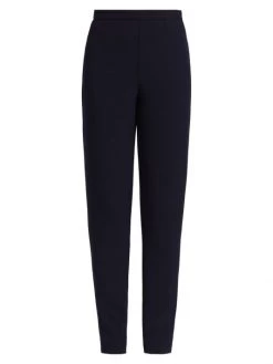 St. John Slim-Leg Stretch-Crepe Pants