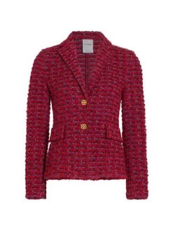 St. John Tailored Tweed Bouclé Jacket