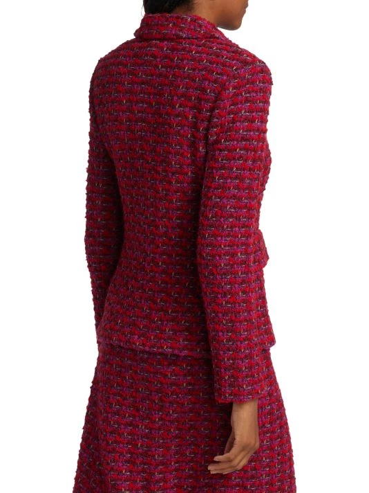 St. John Tailored Tweed Bouclé Jacket - Image 5