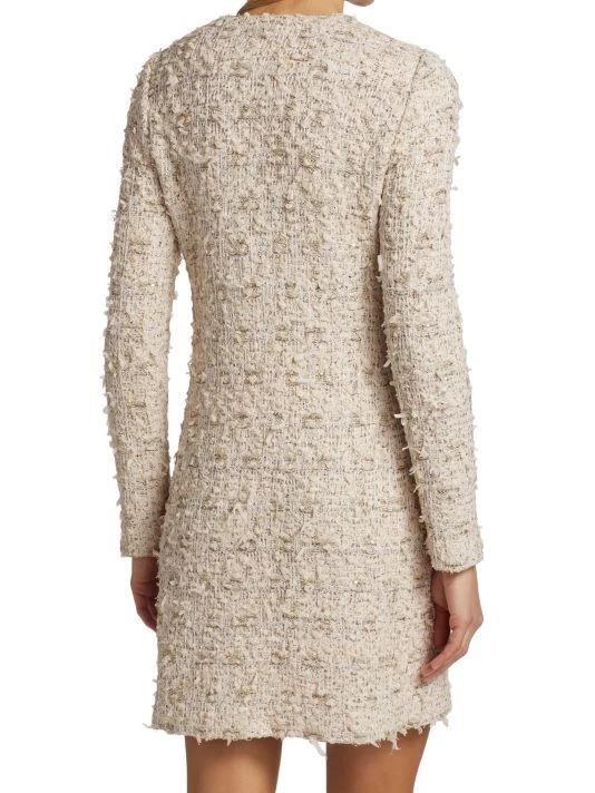 St. John Novelty Sequin Tweed Minidress - Image 5