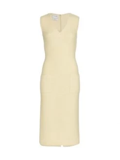 St. John Micro Tweed Sheath Dress